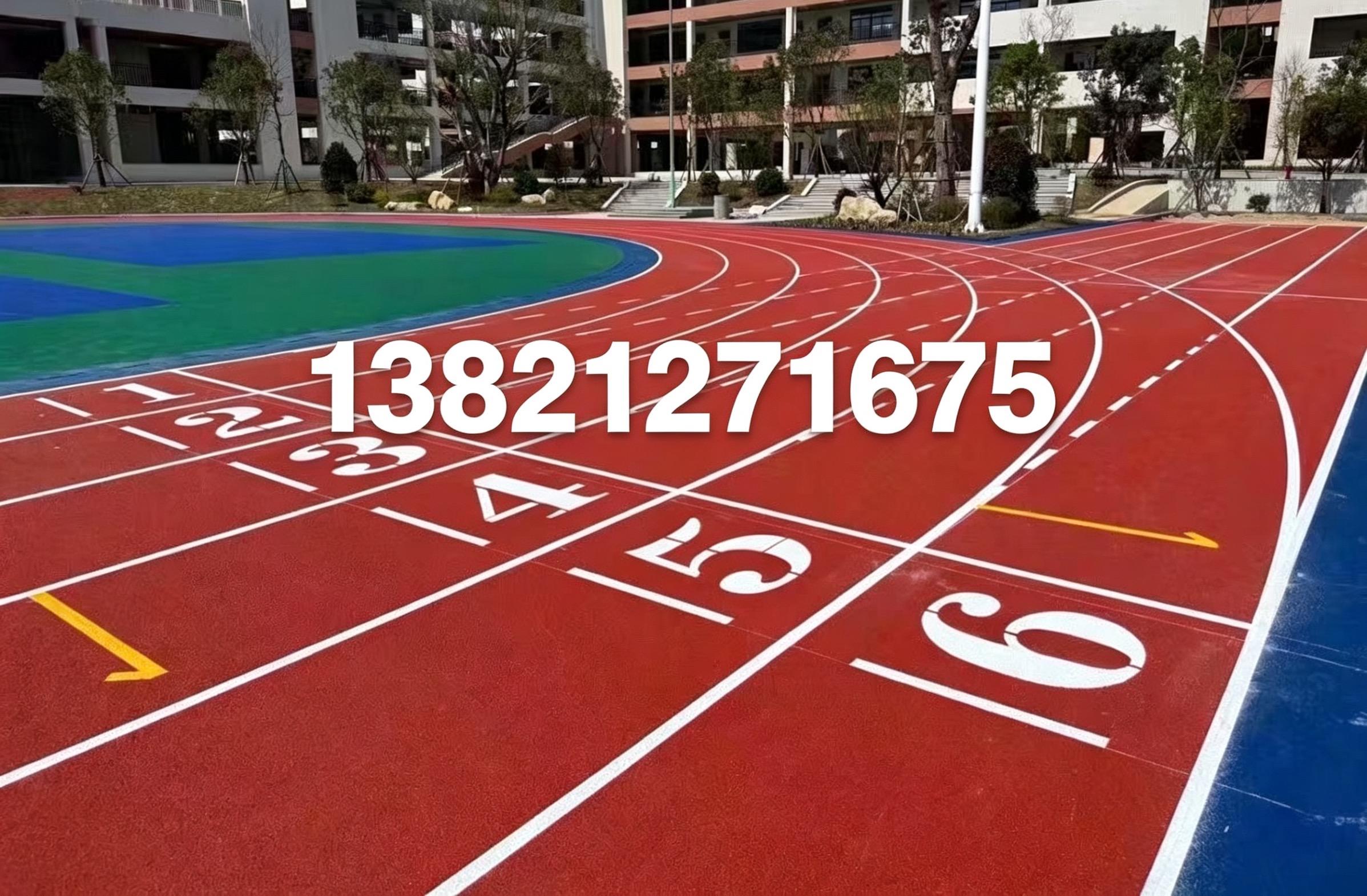 五指山市学校塑胶跑道塑胶跑道 - 价格